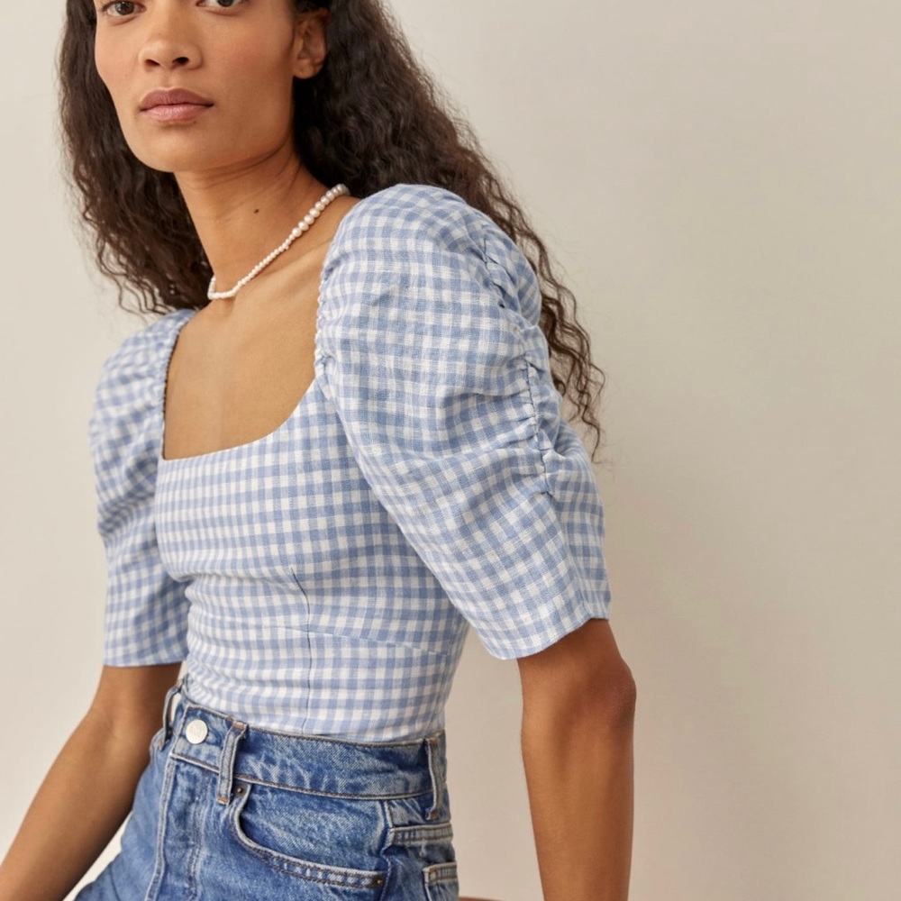 Reformation January Linen top